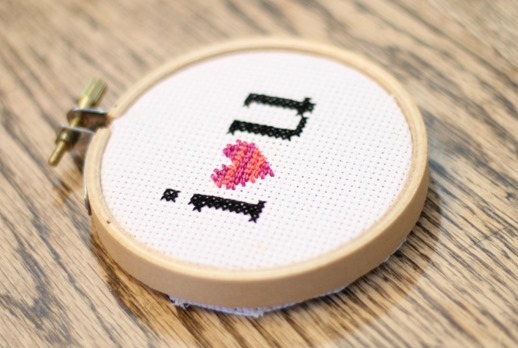 Love note stiched