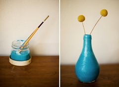 Spun bottle vase
