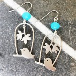 Bird Silver Earrings