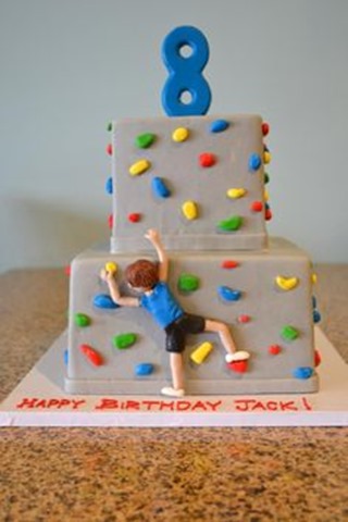 Climbing Wall Cake