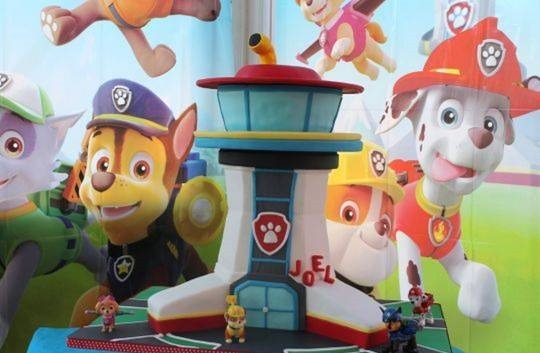 Use Miniature Paw Petrol Characters For Decorations