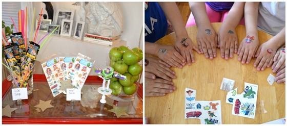 Toy-Story-Birthday-Party-Ideas-Toy Story Branding Station