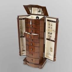 Louis XVI Armoire Antique Exquisite Jewelry