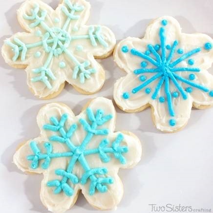 Disney Snowflake Frozen Cookies