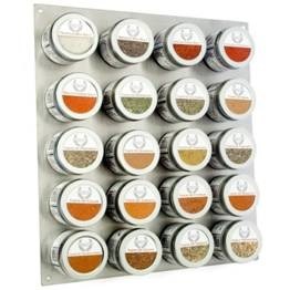 Gustus Spicy Gourmet Seasons Vitae Condiment and Spice Rack
