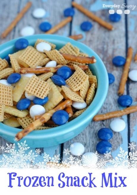 Frozen Birthday Party Snack Mix