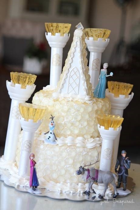 clip_image032 Frozen Birthday Ice Castle Cake Ideas