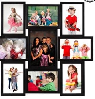 Deep 9 Photos Collage Frame