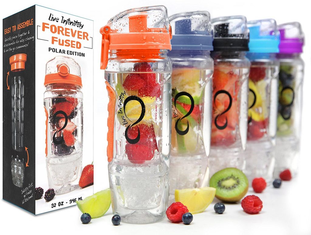 Live Infinitely Fruit Infuser Water Bottles