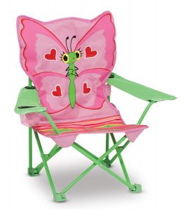 Folding butterfly lawn chair