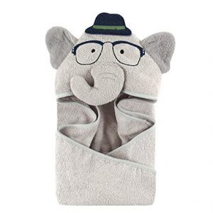 Animal face hooded towel
