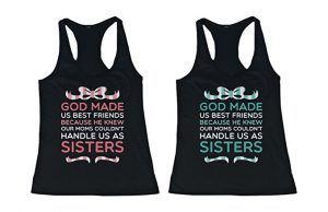 Best friend quote tank tops 