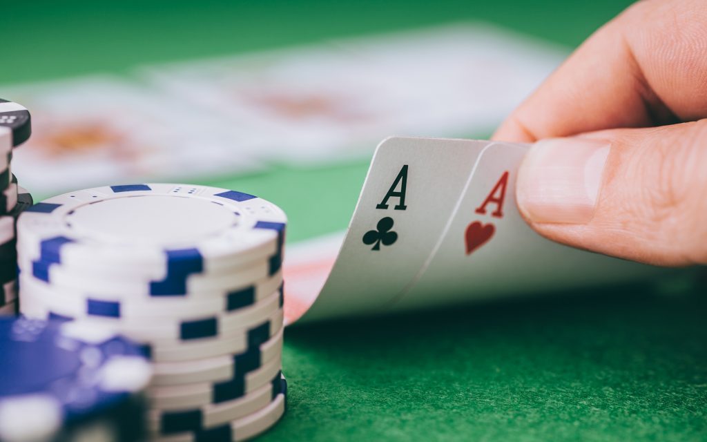 Poker decides the menu