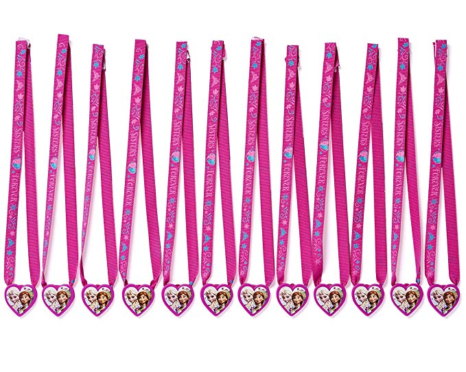 gift-for-14-year-old-girl-Amscan Disney Frozen charm necklaces