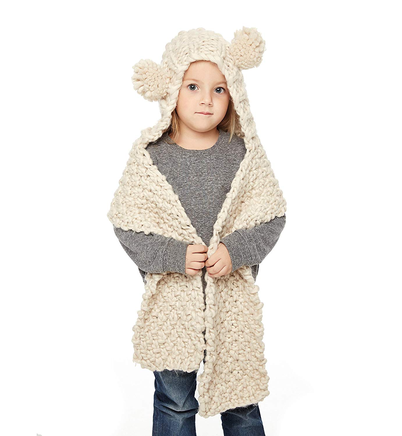Sumolux winter warm cat hood knitted beanies