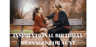 BIRTHDAY MESSAGES FOR AUNT