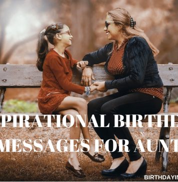 BIRTHDAY MESSAGES FOR AUNT