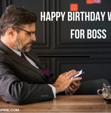 BIRTHDAY WISHES FOR BOSS