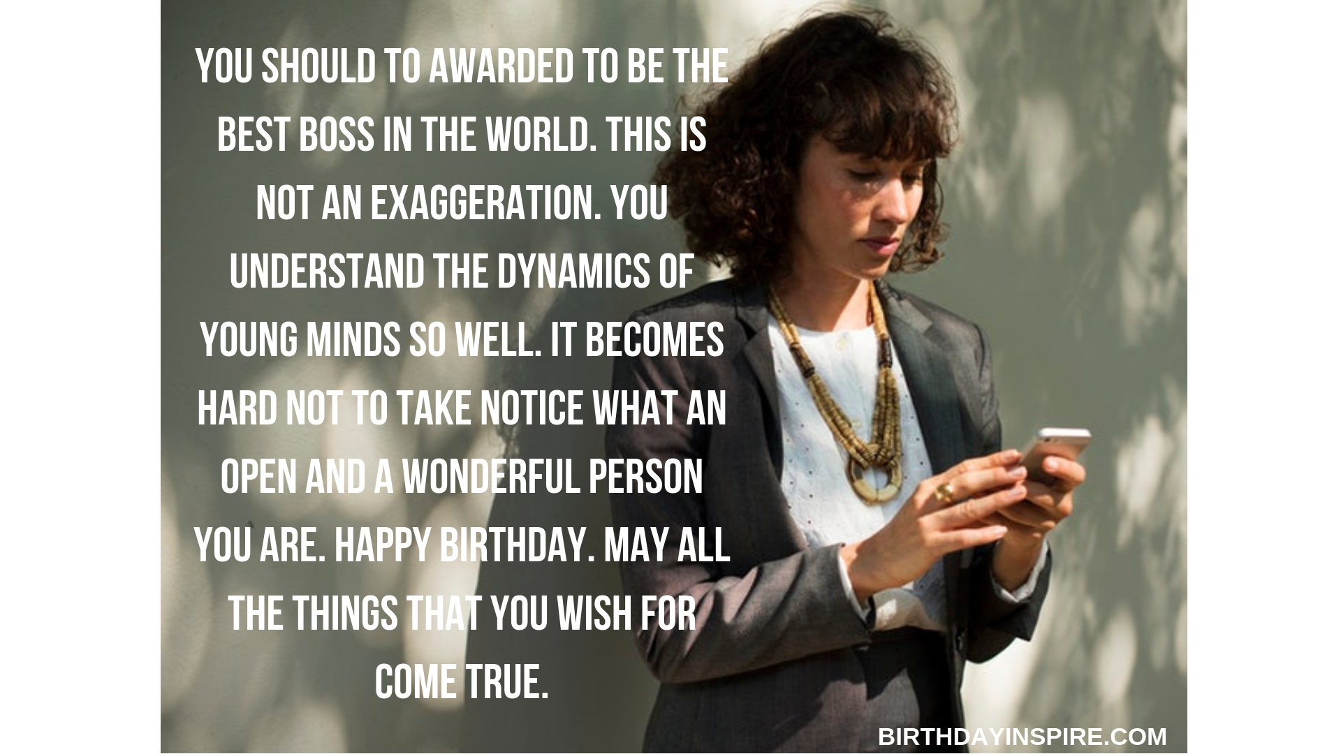 BIRTHDAY WISHES FOR BOSS
