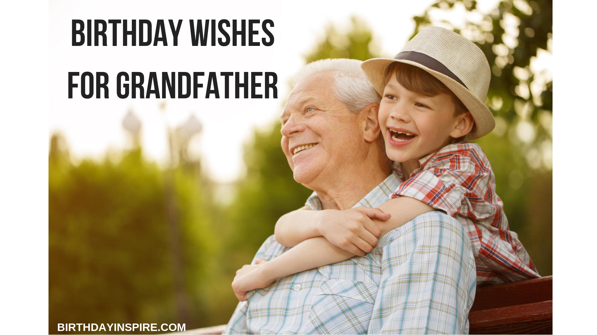 BIRTHDAY WISHES FOR GRANDFATHER