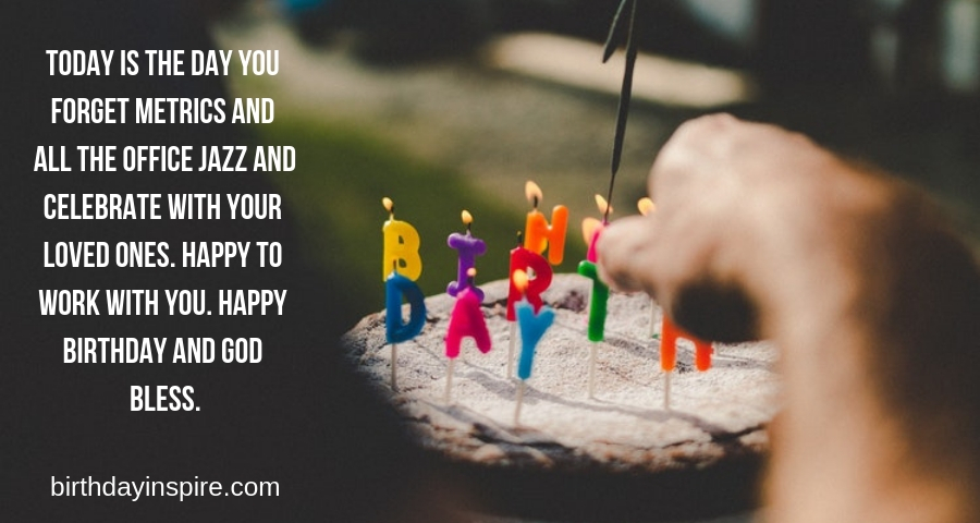 Birthday Greetings for Coworker