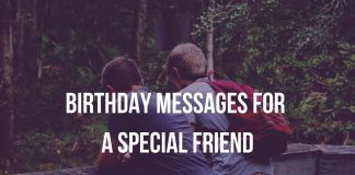 Birthday Messages For A Special Friend