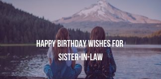 Happy Birthday Wishes for Sister-in-law