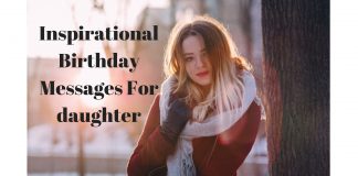Inspirational birthday messages for daughter