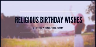 Religious Birthday Wishes