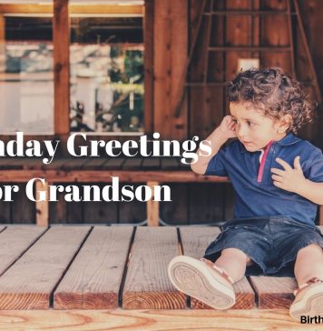 birthday greetings for grandson