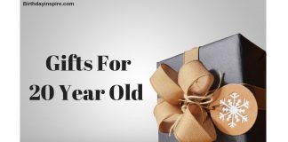 gifts for 20 year old