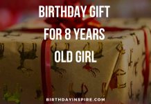 Birthday Gift For 8 Years Old Girl