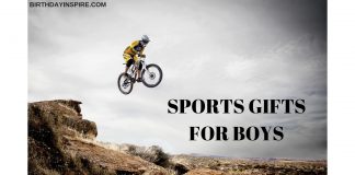SPORTS GIFTS FOR BOYS