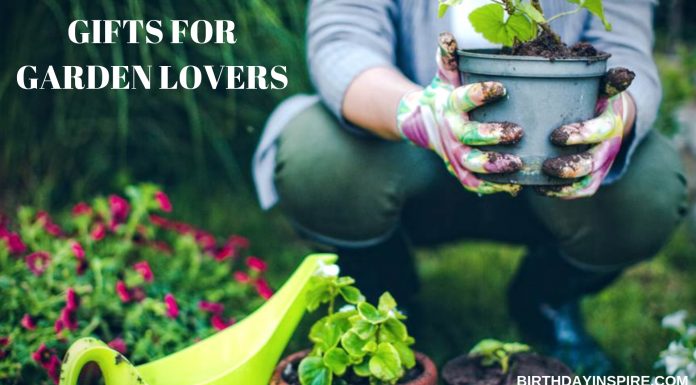 GIFTS FOR GARDEN LOVERS