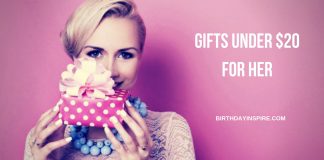GIFTS UNDER $20 FOR HER